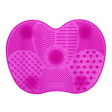 Load image into Gallery viewer, makeup brush silicone cleaning pad 
