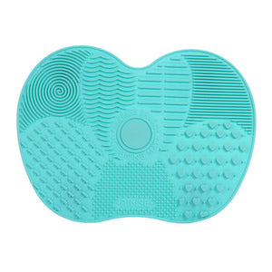 Silicone Makeup brush cleaner pad with Suction Cups