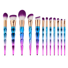 Load image into Gallery viewer, 12pcs Professional UNICORN Makeup Brush Set

