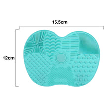 Load image into Gallery viewer, Silicone Makeup brush cleaner pad with Suction Cups
