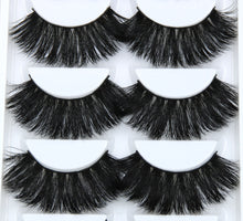 Load image into Gallery viewer, 5x pairs Thick Long FAUX Mink Eye Lashes
