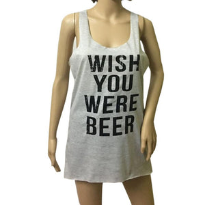 Funny Wish you were BEER Womens T-Shirt