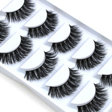 Load image into Gallery viewer, 5X PAIRS Handmade FAUX Mink False Eyelashes
