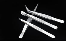 Load image into Gallery viewer, RDEER 4pcs Precision Electronics Tweezers Anti-Skid Forceps Stainless Steel Makeup Repair Multi Hand Tools
