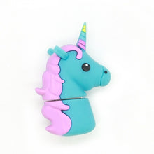 Load image into Gallery viewer, Dr.Memory Rainbow Unicorn U Disk Cartoon USB Flash Drive 4G 8G 16G 32G 64G Pendrive Cute Pen Drive 4 Color Christmas Gift
