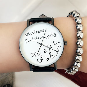 Unique Unisex Womens Novelty Watch Wristwatch 6 COLORS