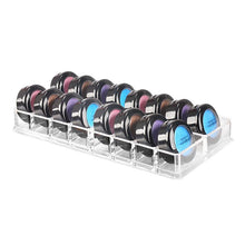 Load image into Gallery viewer, Cosmetics Eyeshadow Organizer Clear Acrylic Lipstick Storage Box Makeup Jewelry Show Shelf Stand 22x12x2.5cm
