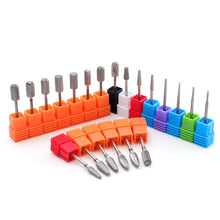 Load image into Gallery viewer, 1pcs Carbide Tungsten Milling Cutter Burrs Electric Nail Drill Bit 21 Types Cuticle Polishing Tools for Manicure Drill TR01-21
