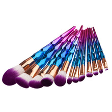 Load image into Gallery viewer, 12pcs Professional UNICORN Makeup Brush Set
