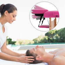 Load image into Gallery viewer, PINK Massage Table Bed Spa Bed 2 Fold Portable 73” W/Sheet Cradle Cover 2 Bolsters
