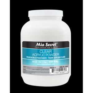 5 POUNDS Mia Secret Clear Acrylic Powder Professional Nail System